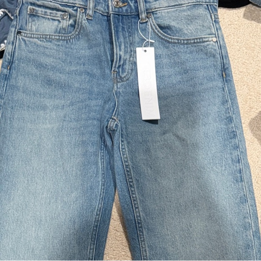 EB Denim Light Blue Wide-Leg Jeans
